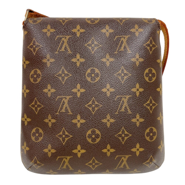 ルイ・ヴィトン LOUIS VUITTON ミュゼットサルサ ロングショルダー M51387 ブラウン　ゴールド金具 モノグラム レディース ショルダーバッグ