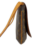 ルイ・ヴィトン LOUIS VUITTON ミュゼットサルサ ロングショルダー M51387 ブラウン　ゴールド金具 モノグラム レディース ショルダーバッグ