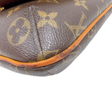 ルイ・ヴィトン LOUIS VUITTON ミュゼットサルサ ロングショルダー M51387 ブラウン　ゴールド金具 モノグラム レディース ショルダーバッグ