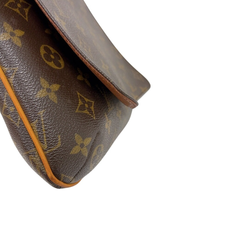 ルイ・ヴィトン LOUIS VUITTON ミュゼットサルサ ロングショルダー M51387 ブラウン　ゴールド金具 モノグラム レディース ショルダーバッグ