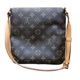 ルイ・ヴィトン LOUIS VUITTON ミュゼット・サルサ ショート M51258 ブラウン・ゴールド金具 モノグラム ユニセックス ショルダーバッグ