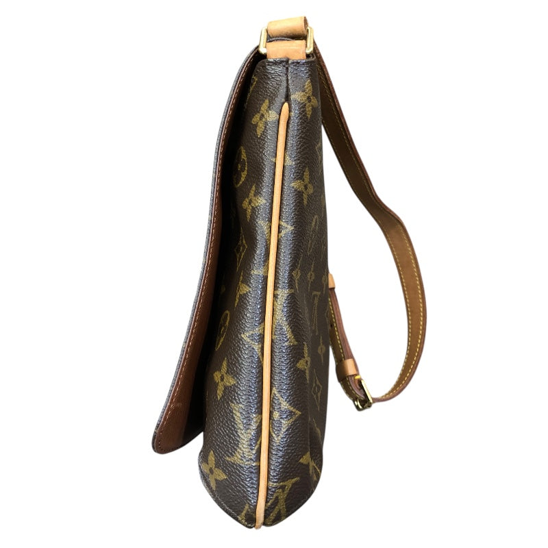 ルイ・ヴィトン LOUIS VUITTON ミュゼット・サルサ ショート M51258 ブラウン・ゴールド金具 モノグラム ユニセックス ショルダーバッグ