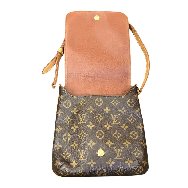 ルイ・ヴィトン LOUIS VUITTON ミュゼット・サルサ ショート M51258 ブラウン・ゴールド金具 モノグラム ユニセックス ショルダーバッグ