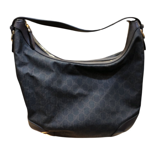 グッチ GUCCI GGスプリームワンショルダー 309618 ブラウン/シルバー金具 キャンパス レディース ショルダーバッグ