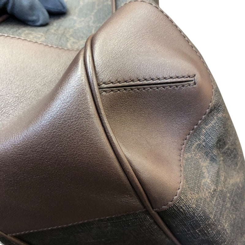 グッチ GUCCI GGスプリームワンショルダー 309618 ブラウン/シルバー金具 キャンパス レディース ショルダーバッグ