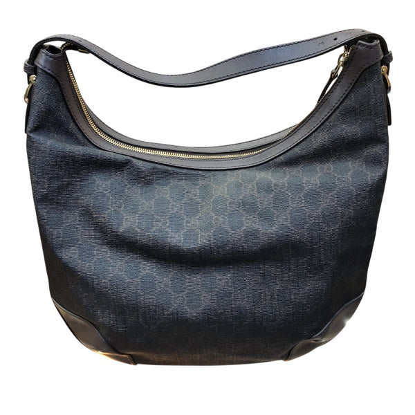 グッチ GUCCI GGスプリームワンショルダー 309618 ブラウン/シルバー金具 キャンパス レディース ショルダーバッグ