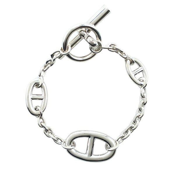 エルメス HERMES シェーヌダンクルファランドールブレスレット Ag925 ジュエリー