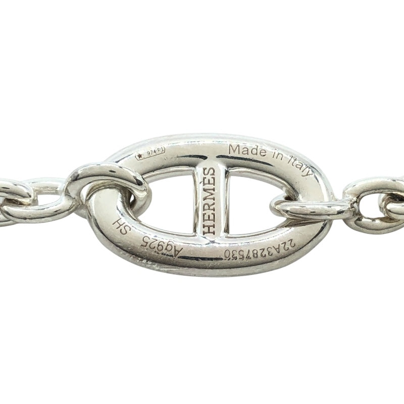 エルメス HERMES シェーヌダンクルファランドールブレスレット Ag925 ジュエリー
