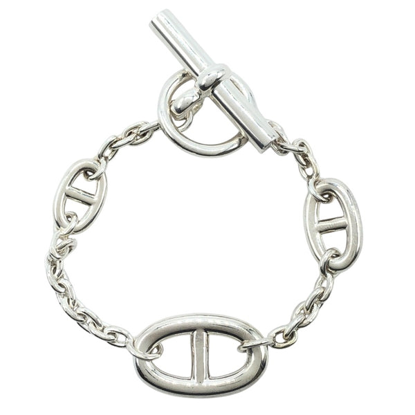 エルメス HERMES シェーヌダンクルファランドールブレスレット Ag925 ジュエリー