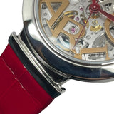 ブルガリ BVLGARI ルチェア スケルトン LU33S SS/革ベルト 自動巻き レディース 腕時計