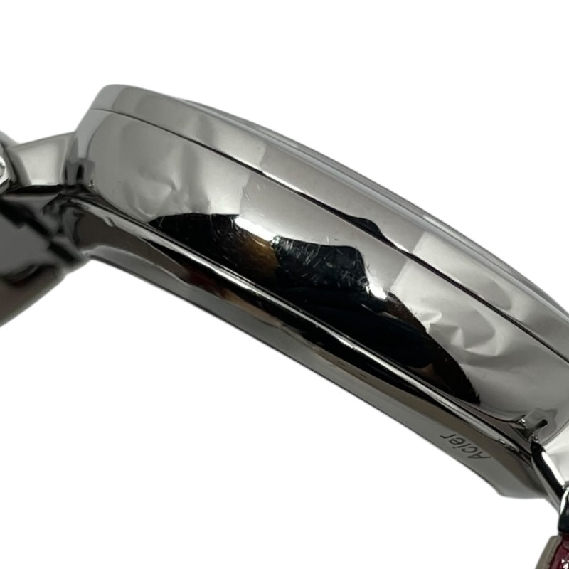 ブルガリ BVLGARI ルチェア スケルトン LU33S SS/革ベルト 自動巻き レディース 腕時計