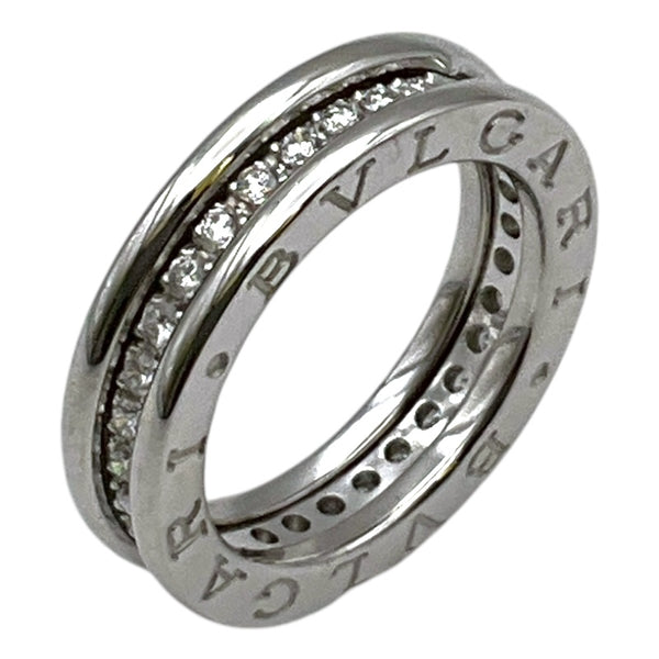ブルガリ BVLGARI ビーゼロワンリング1バンド(XS)フルダイヤ 750WG ジュエリー