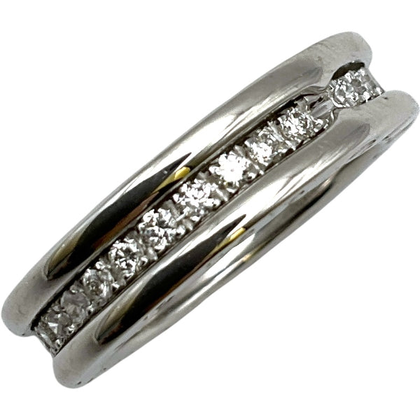 ブルガリ BVLGARI ビーゼロワンリング1バンド(XS)フルダイヤ 750WG ジュエリー
