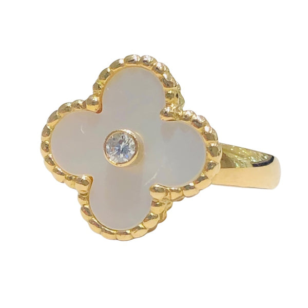 国内即発【VanCleef&Arpels】ヴィンテージ アルハンブラ リング VanCleef＆Arpels ヴィンテージ アルハンブラ リング｜ブランド