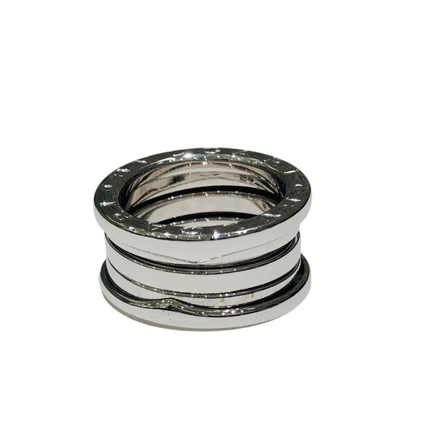 ブルガリ BVLGARI ビーゼロワンリング 3バンド S #47 K18ホワイトゴールド ジュエリー