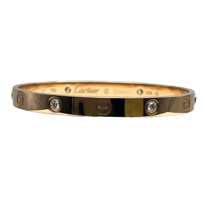 カルティエ Cartier ラブブレス4Pダイヤ 750PG ジュエリー