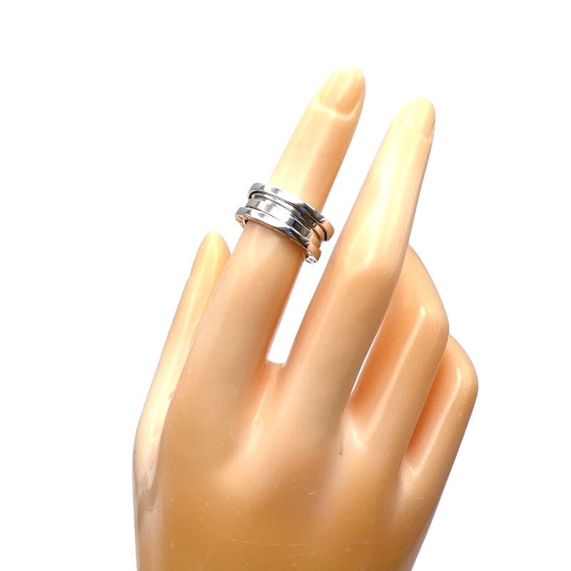 ブルガリ BVLGARI ビーゼロワンリング3バンド(S) 750WG ジュエリー