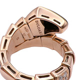 ブルガリ BVLGARI セルペンティリング 750PG/オニキス/ダイヤモンド ジュエリー