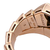 ブルガリ BVLGARI セルペンティリング 750PG/オニキス/ダイヤモンド ジュエリー