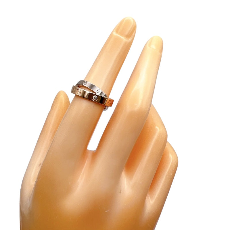 カルティエ Cartier ビーラブダイヤリング 750PG/ダイヤモンド ジュエリー