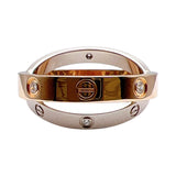 カルティエ Cartier ビーラブダイヤリング 750PG/ダイヤモンド ジュエリー