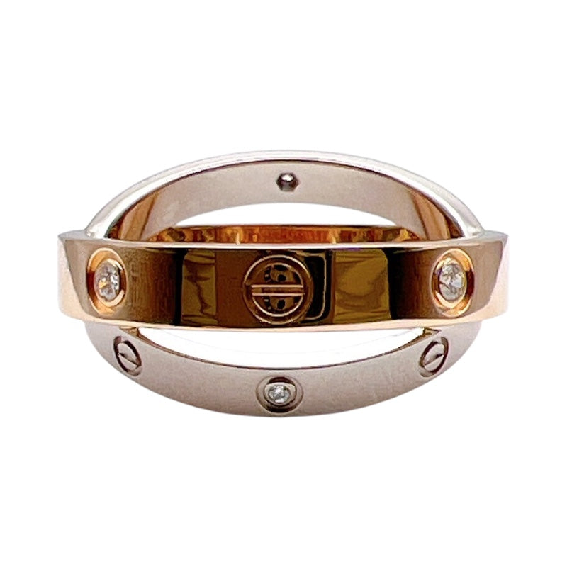 カルティエ Cartier ビーラブダイヤリング 750PG/ダイヤモンド ジュエリー