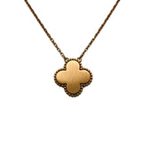 ヴァンクリーフ＆アーペル Van Cleef & Arpels ヴィンテージアルハンブラ ネックレス 2014ホリデー MOP ピンクゴールド K18ピンクゴールド ブラックパール ジュエリー