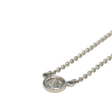 ティファニー TIFFANY＆CO バイザヤードネックレス Pt950プラチナ Pt950/ダイヤモンド ジュエリー