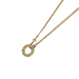 カルティエ Cartier ラブサークルネックレス２Pダイヤ ピンクゴールド Au750 ダイヤモンド ジュエリー