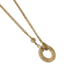 カルティエ Cartier ラブサークルネックレス２Pダイヤ ピンクゴールド Au750 ダイヤモンド ジュエリー