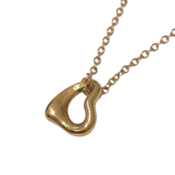 ティファニー TIFFANY＆CO オープンハートネックレス Au750 ジュエリー