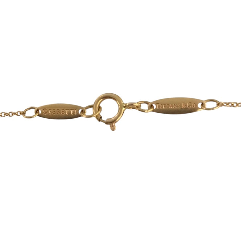 ティファニー TIFFANY＆CO オープンハートネックレス Au750 ジュエリー