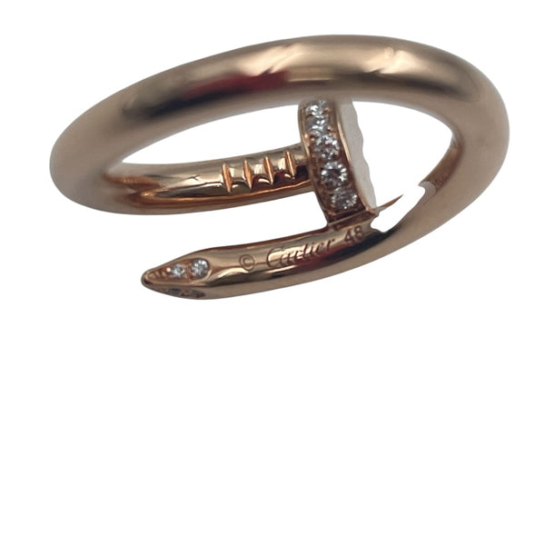 カルティエ Cartier ジェストアンクル ダイヤリング 750PG ジュエリー