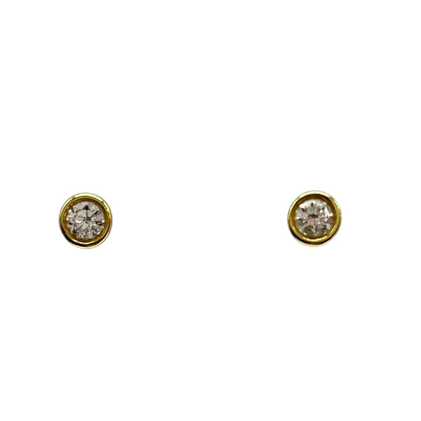 ティファニー TIFFANY＆CO バイザヤード　ピアス D0.16ct ゴールド Au750/ダイヤモンド ダイヤモンド ジュエリー