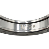 ブルガリ BVLGARI ビーゼロワンリング1バンド（XS） K18ホワイトゴールド ジュエリー
