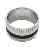 ブシュロン BOUCHERON キャトルブラック ラージ リング K18WG/ブラックPVD ジュエリー