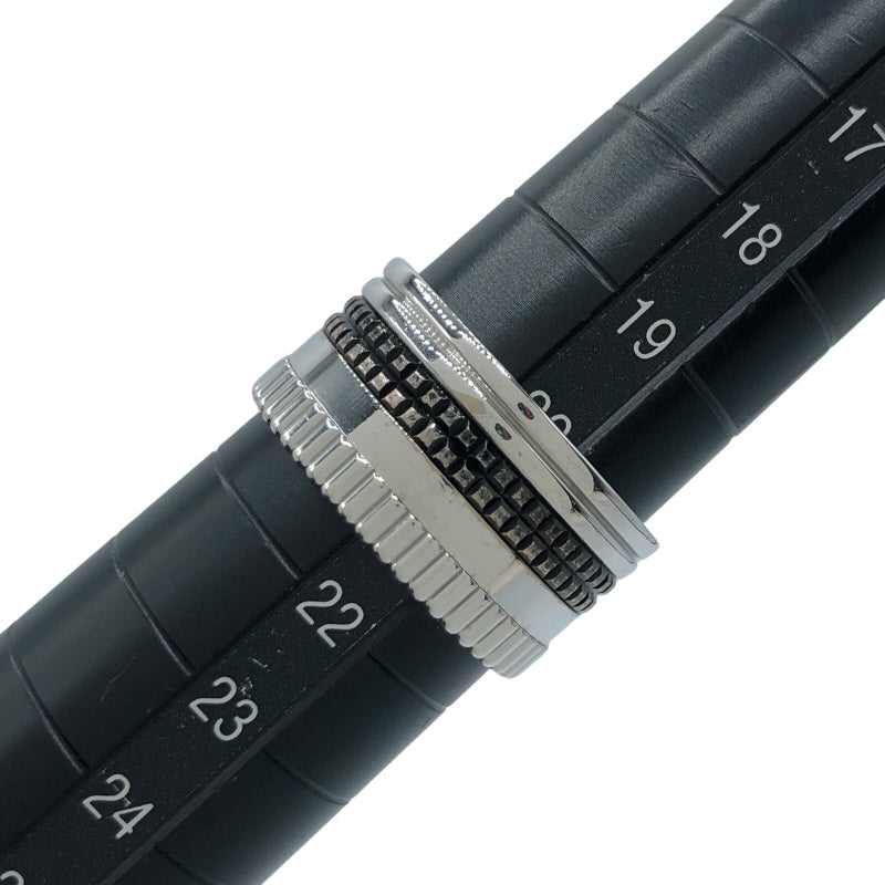 ブシュロン BOUCHERON キャトルブラック ラージ リング K18WG/ブラックPVD ジュエリー