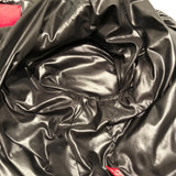 モンクレールガムルージュ MONCLER GAMME ROUGE リボン装飾ダウンジャケット ナイロン レディース ダウンジャケット