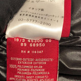 モンクレールガムルージュ MONCLER GAMME ROUGE リボン装飾ダウンジャケット ナイロン レディース ダウンジャケット