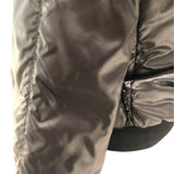 モンクレールガムルージュ MONCLER GAMME ROUGE リボン装飾ダウンジャケット ナイロン レディース ダウンジャケット