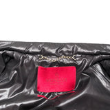 モンクレールガムルージュ MONCLER GAMME ROUGE リボン装飾ダウンジャケット ナイロン レディース ダウンジャケット