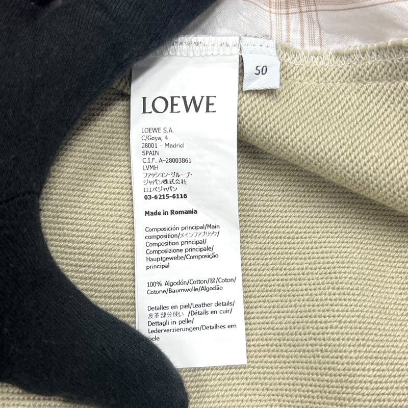 ロエベ　フリースバックチェックシャツ ロエベ LOEWE フリースバック チェックシャツ H526Y05W95 50