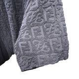 フェンディ FENDI FF総柄テリーコットンTシャツ FY0936 ネイビー コットン メンズ 半袖Ｔシャツ