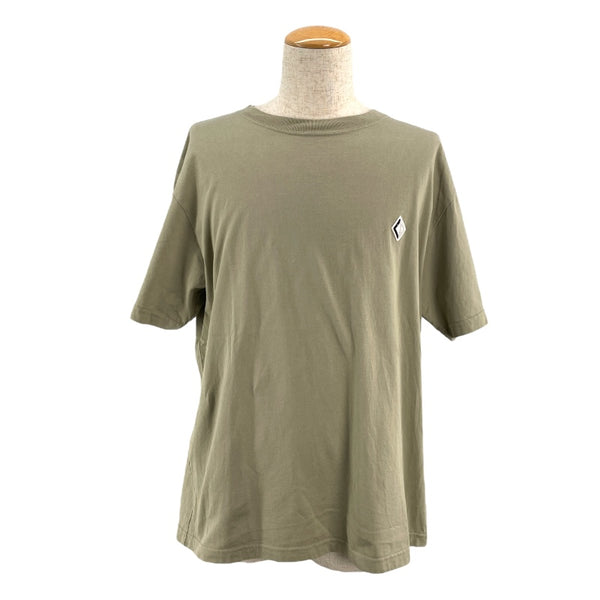 クリスチャン・ディオール Christian Dior ダイヤモンドロゴ刺繍Tシャツ 393J696H0677 カーキ コットン メンズ 半袖Ｔシャツ