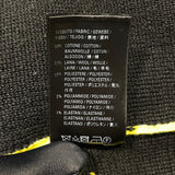 バレンシアガ BALENCIAGA ロゴ総柄 ルーズフィットニットセーター イエロー コットン メンズ セーター