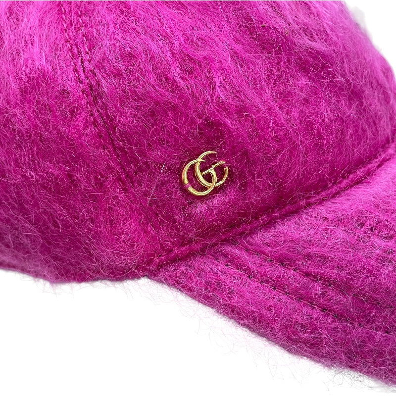 グッチ GUCCI GGマーモントニットキャップ 729349 パープル モヘヤ レディース その他ファッション雑貨