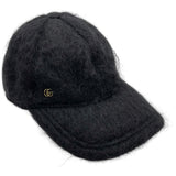 グッチ GUCCI GGマーモントベースボールキャップ 729349 ブラック ナイロン レディース その他ファッション雑貨