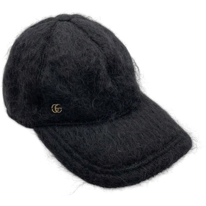 グッチ GUCCI GGマーモントベースボールキャップ 729349 ブラック ナイロン レディース その他ファッション雑貨