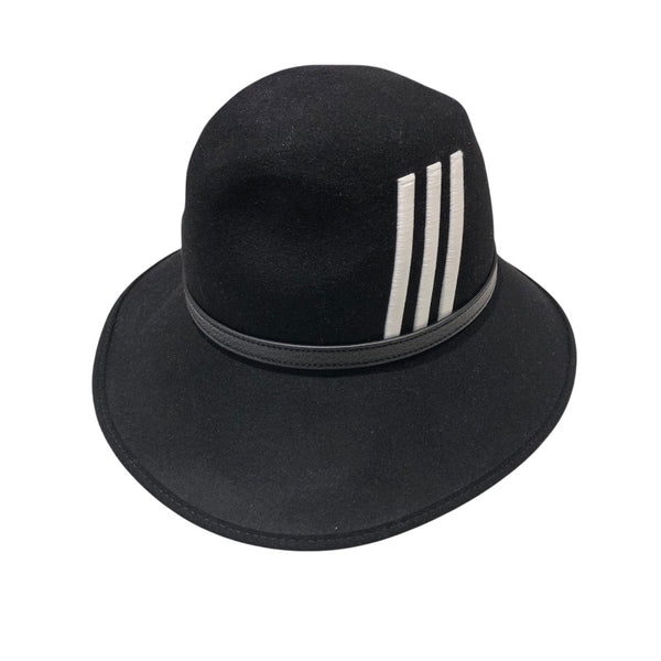 グッチ GUCCI X adidas フェルトハット 717643 ブラック レディース その他ファッション雑貨