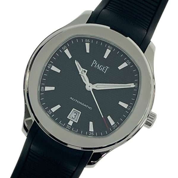 2024-25 秋冬新作  ピアジェ PIAGET ポロ デイト G0A47014 ブラック SS/ラバー Clock